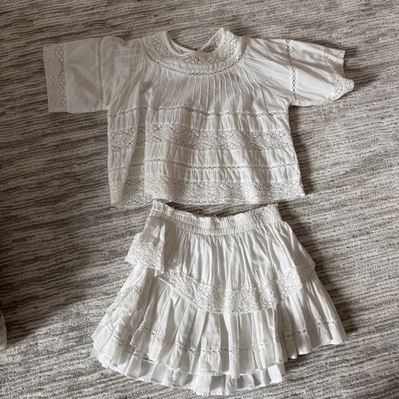 Love Shack Fancy skirt and top set size 0 - Picture 1 of 1